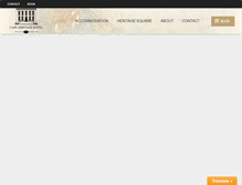 Tablet Screenshot of capeheritage.co.za